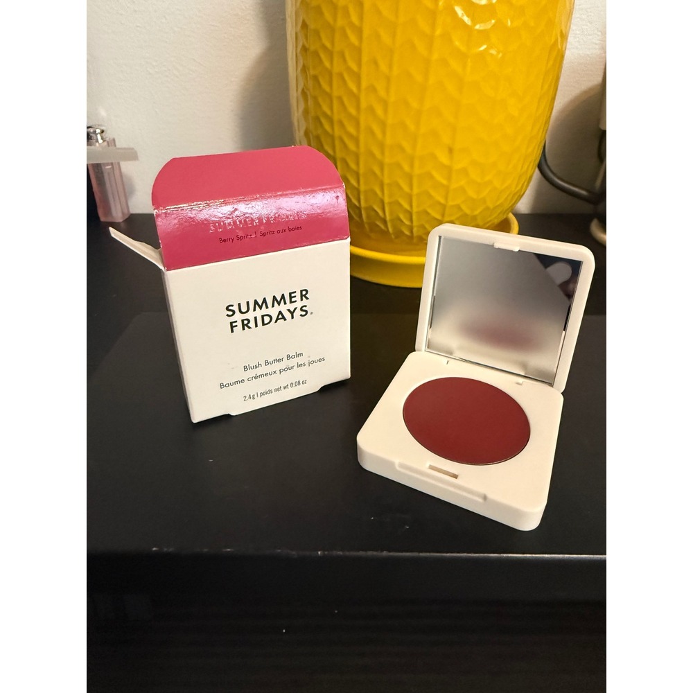 Summer Fridays Blush Butter Balm Berry Spritz Cream Blush 2.4g new With Box